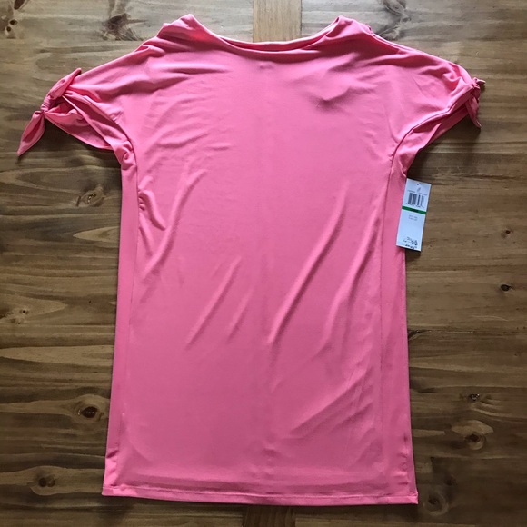 NWT: Nina Nicole coral dress w/detail on sleeves - Picture 7 of 14